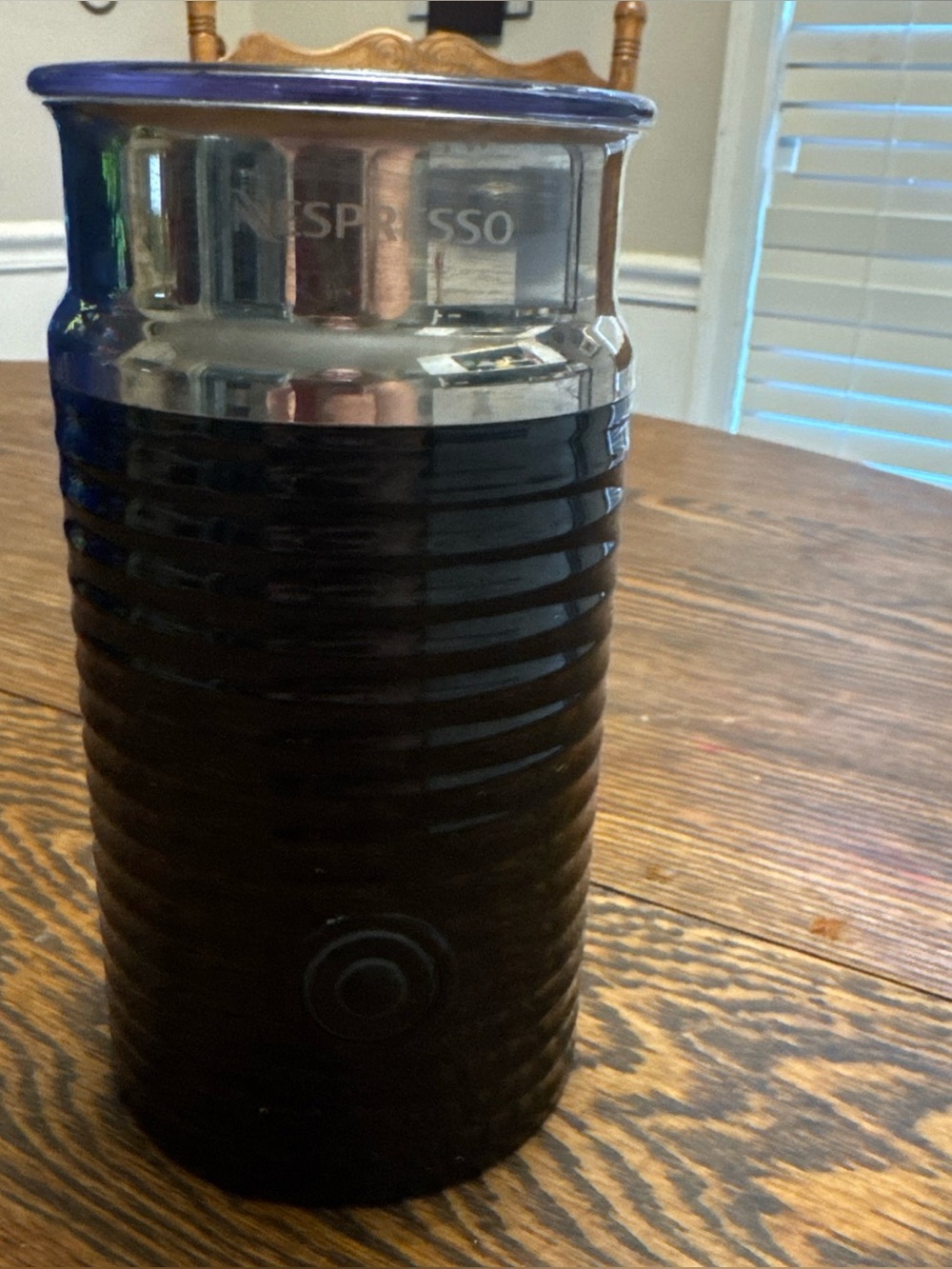 Nespresso Black and Silver Electric Milk Frother no base - Picture 2 of 4